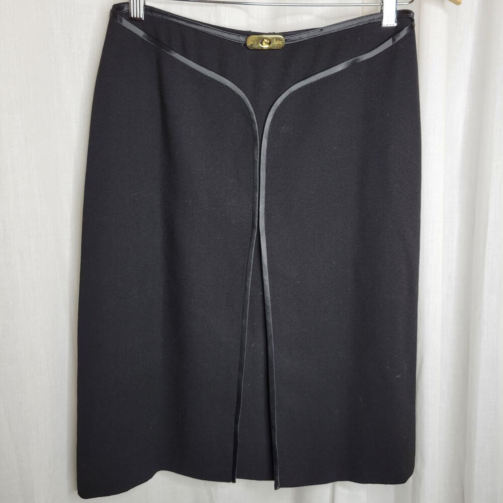Pallas de Velletri Couture Vintage Skirt with Gold Belt, S